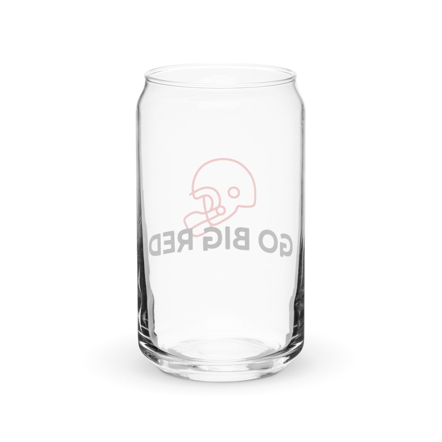 Go Big Red Can-shaped glass