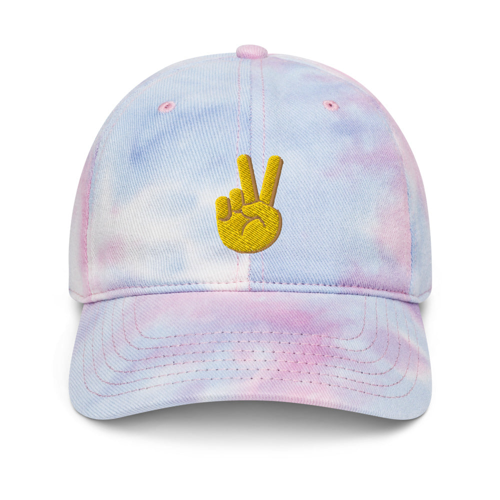 Peace tie dye hat