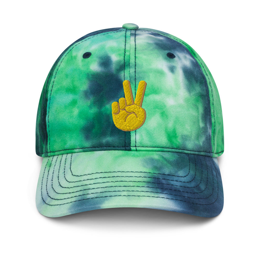 Peace tie dye hat