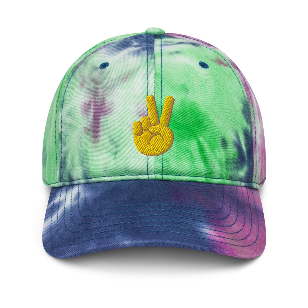 Peace tie dye hat