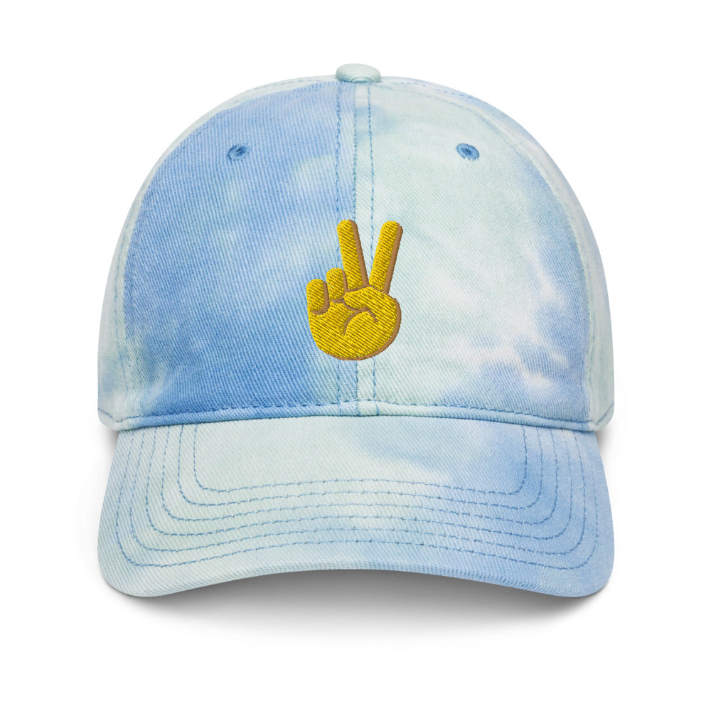 Peace tie dye hat