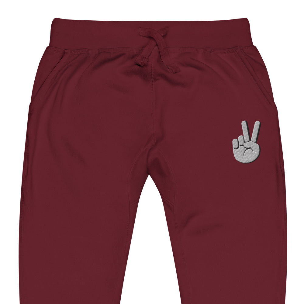 Peace Sign Unisex fleece sweatpants