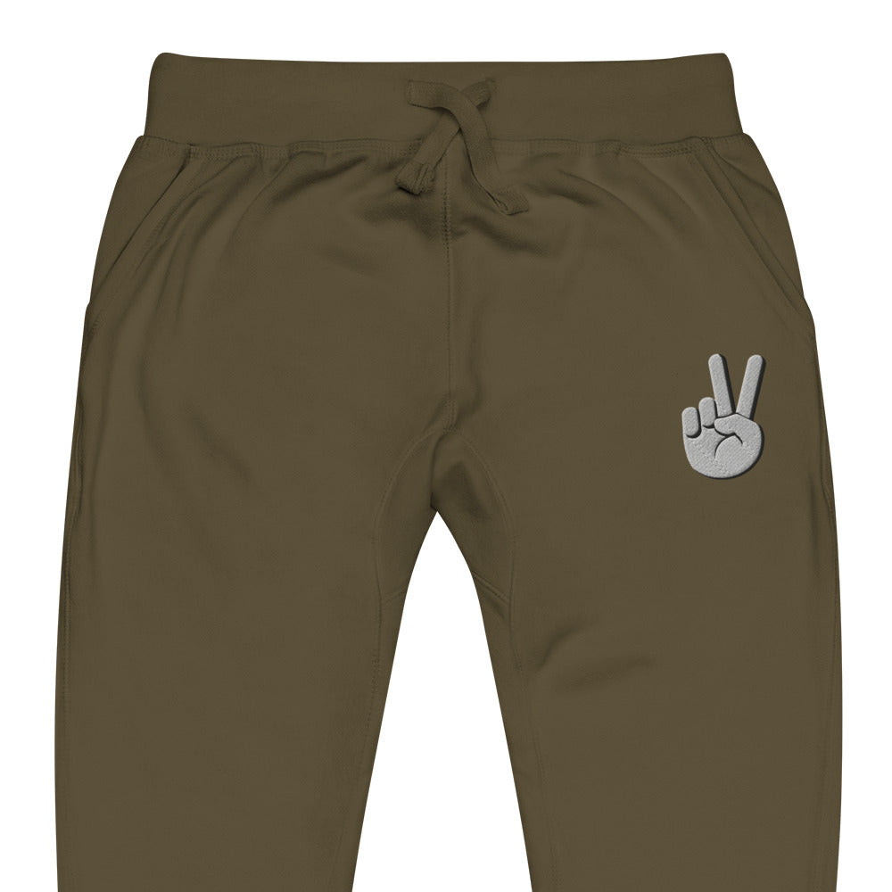 Peace Sign Unisex fleece sweatpants
