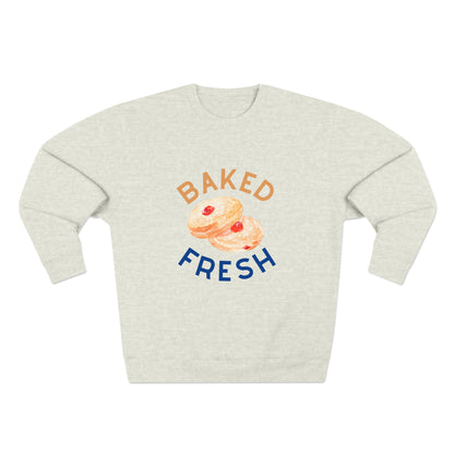 Baked Fresh - Hanukkah - Unisex Premium Crewneck Sweatshirt