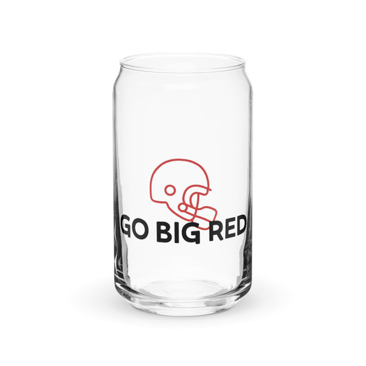 Go Big Red Can-shaped glass