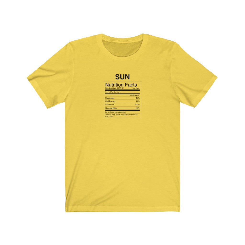 SUN Nutrition Unisex Jersey Tee