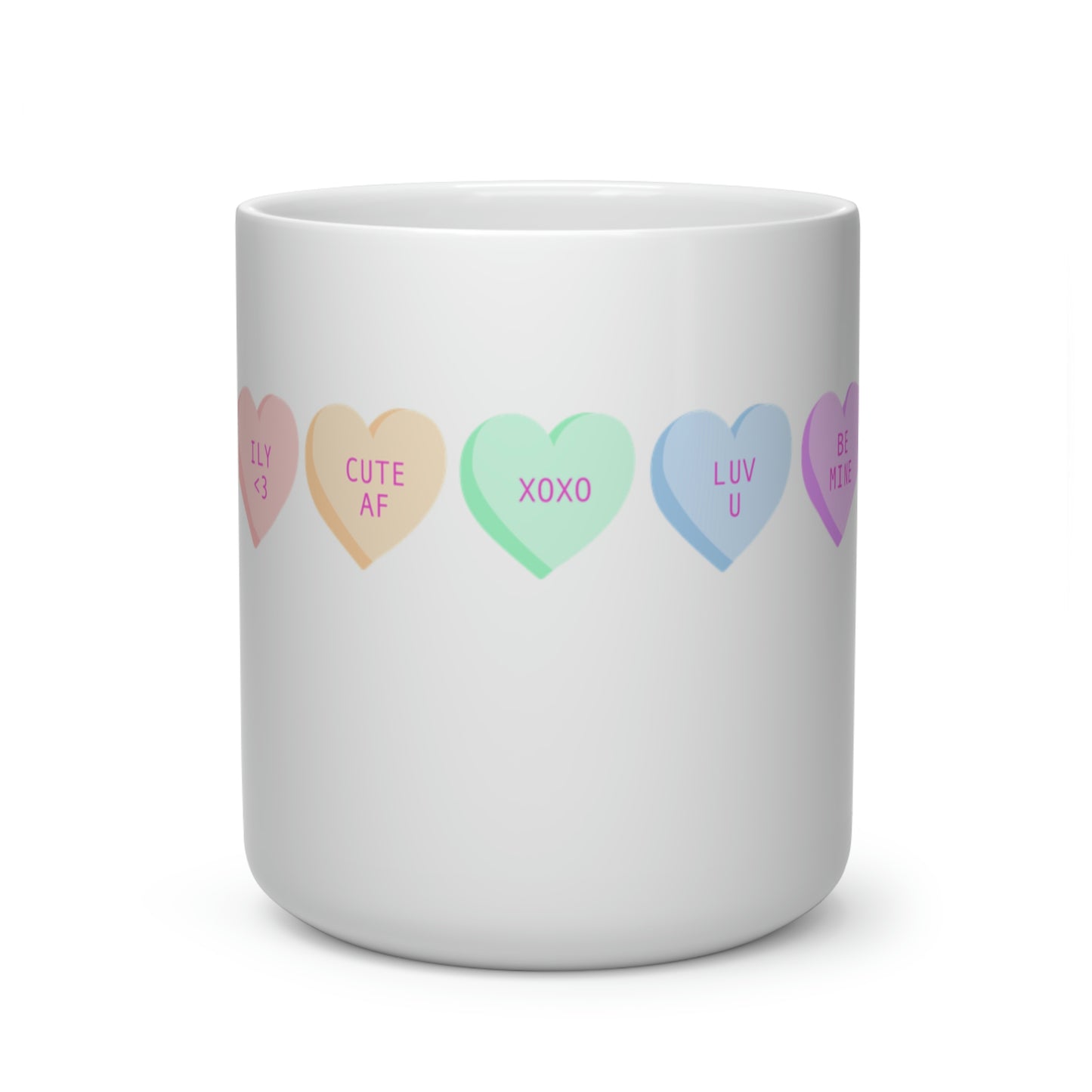 Heart-Shaped Candy Mug