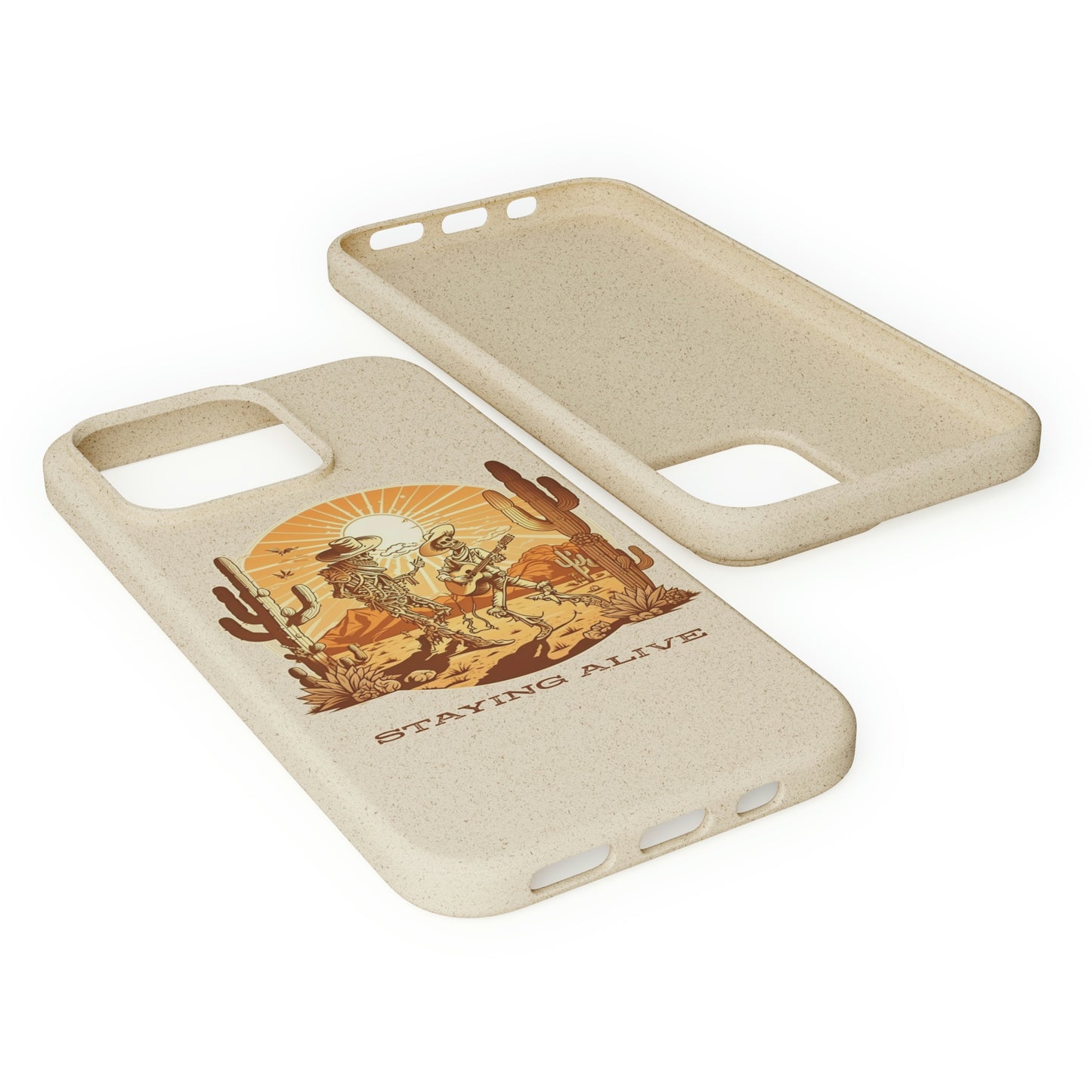 Staying Alive biodegradable phone case