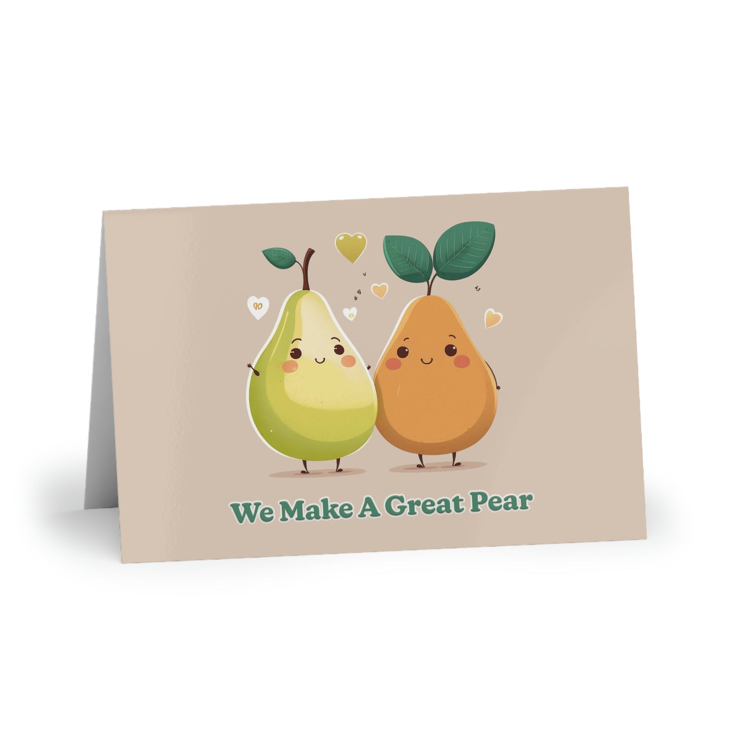 We Make A Great Pear Greeting Cards (1 or 10-pcs)