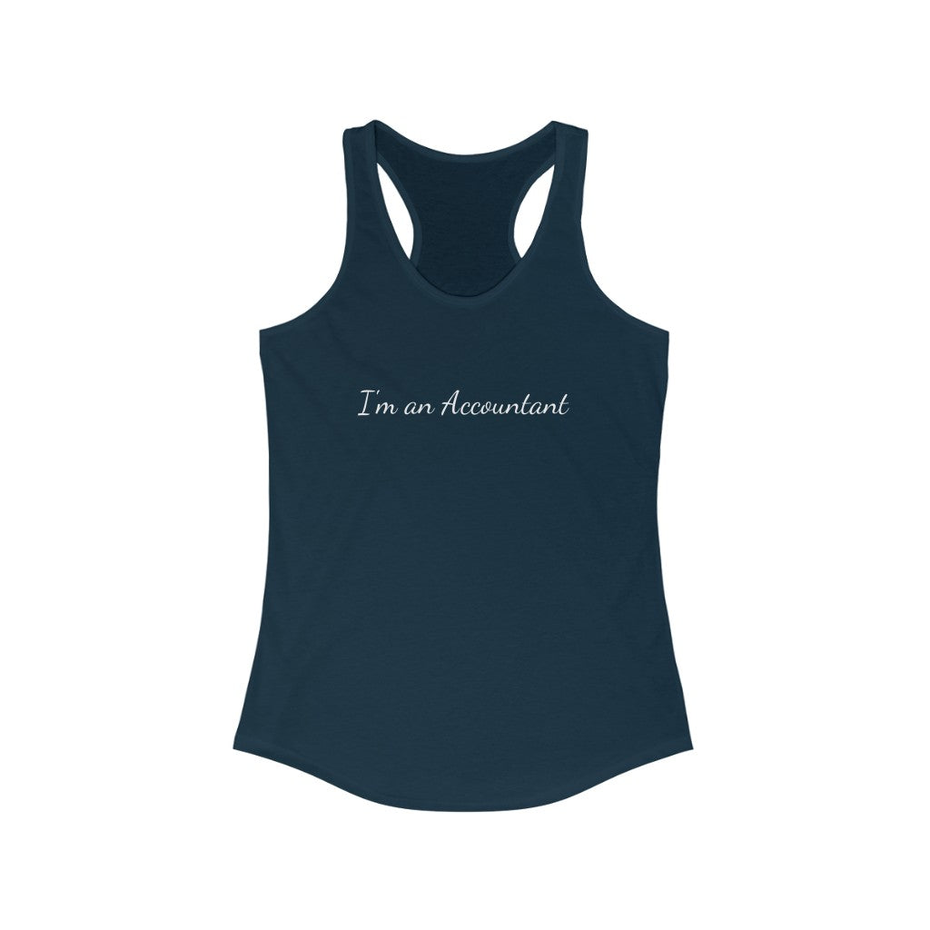 Accountant Racerback Tank