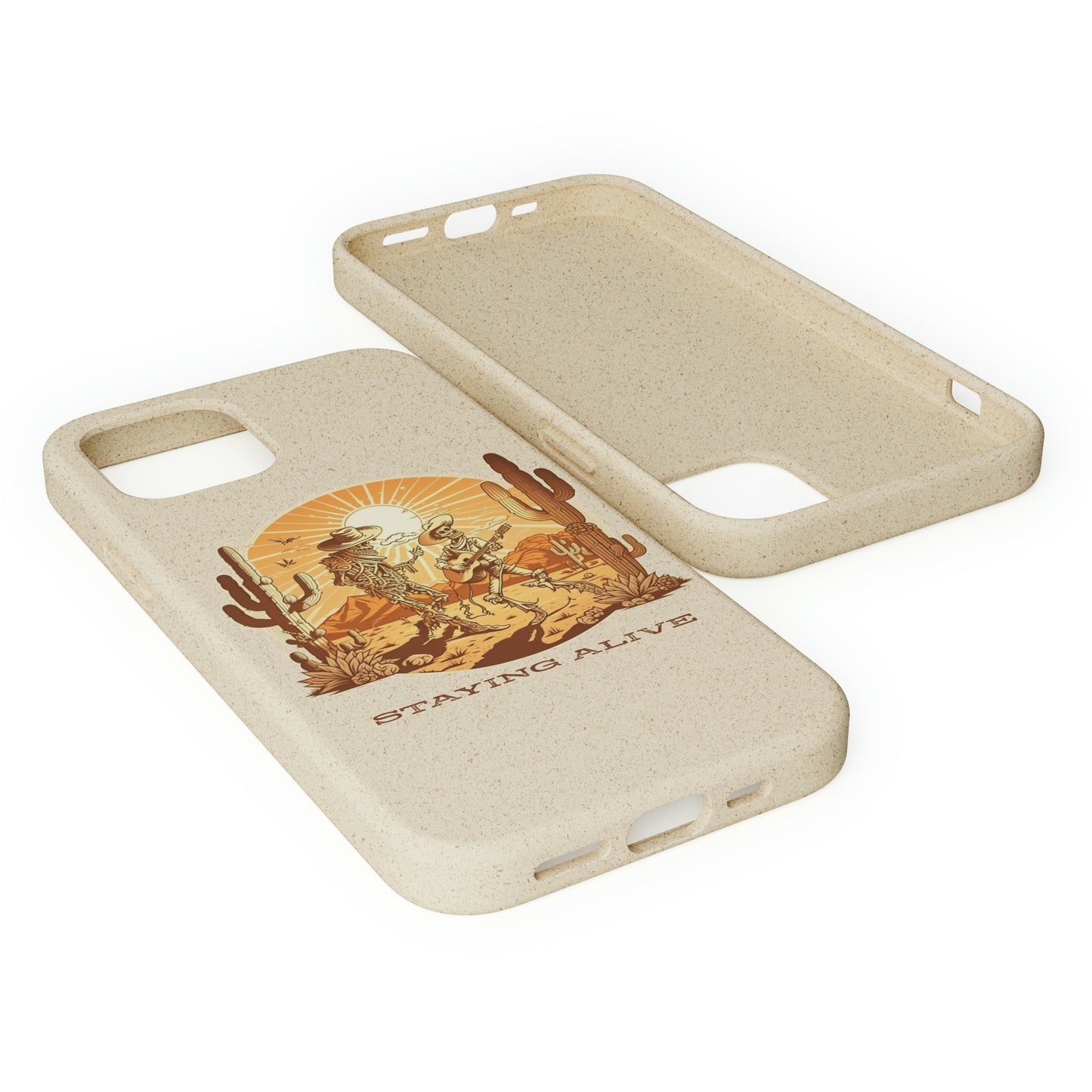 Staying Alive biodegradable phone case