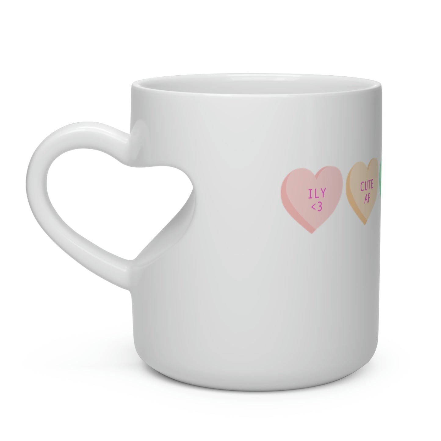 Heart-Shaped Candy Mug