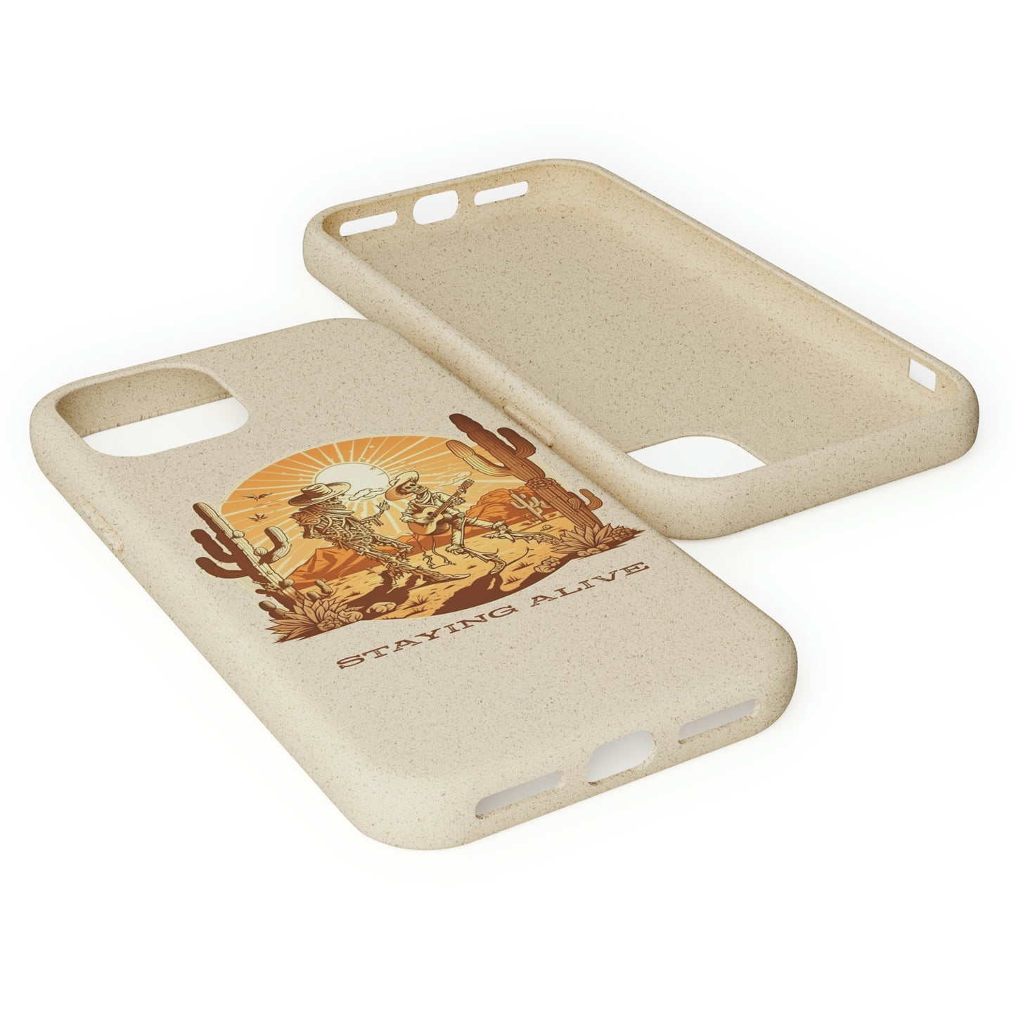 Staying Alive biodegradable phone case
