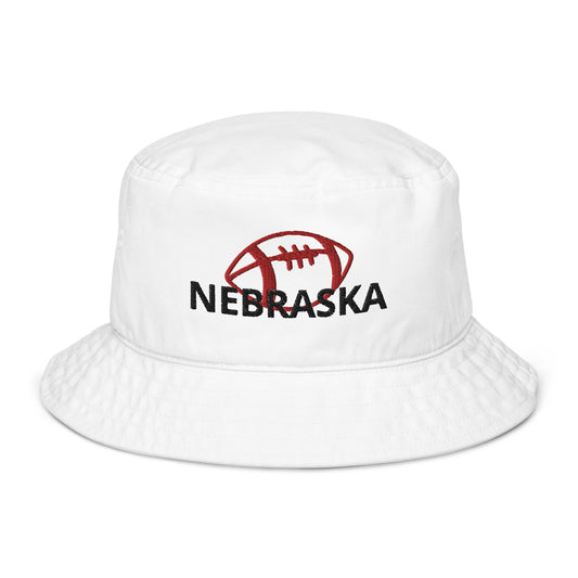 NEBRASKA Football Organic bucket hat