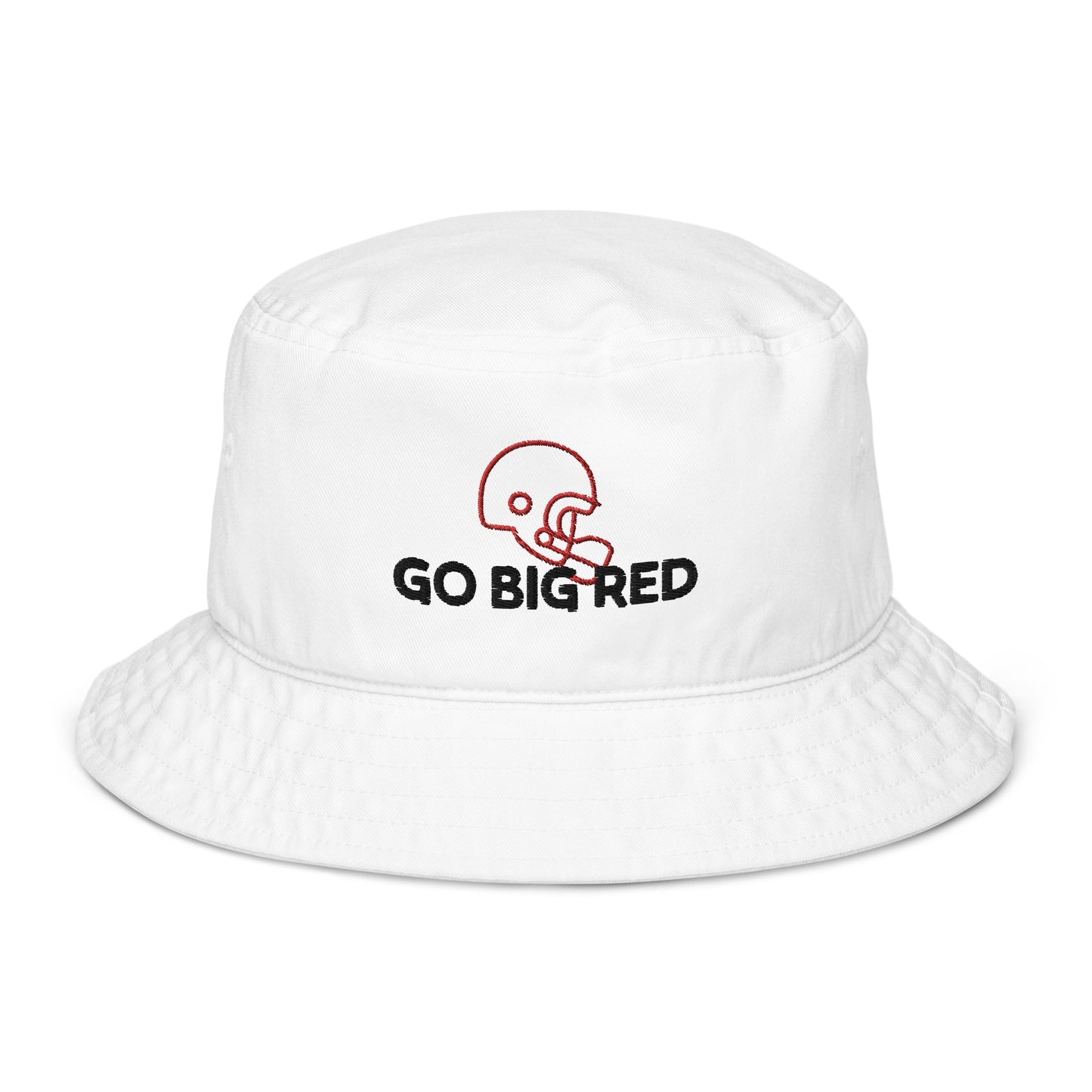 Go Big Red Nebraska Football Organic bucket hat