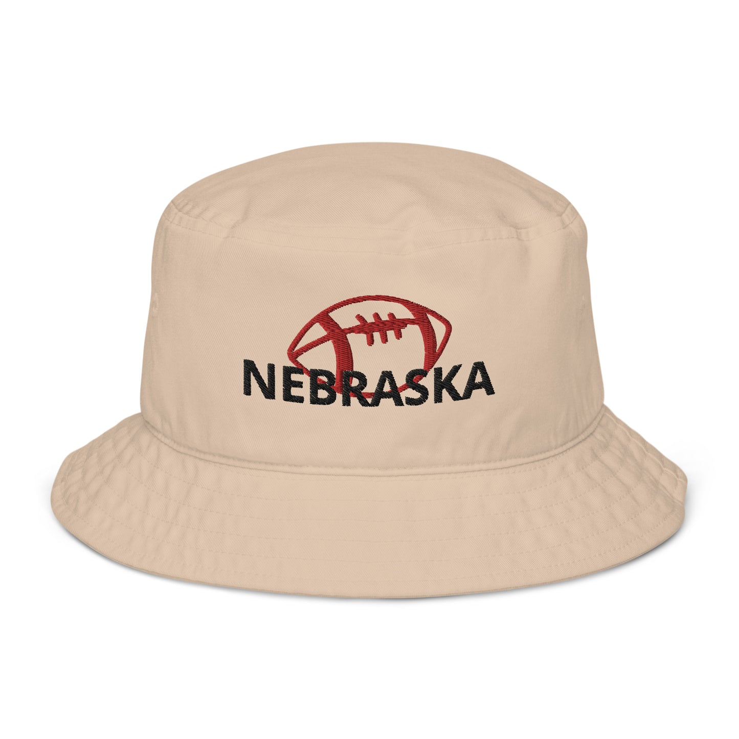 NEBRASKA Football Organic bucket hat