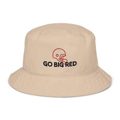 Go Big Red Nebraska Football Organic bucket hat
