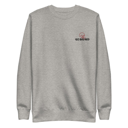 Go Big Red Nebraska Football Unisex Premium Sweatshirt